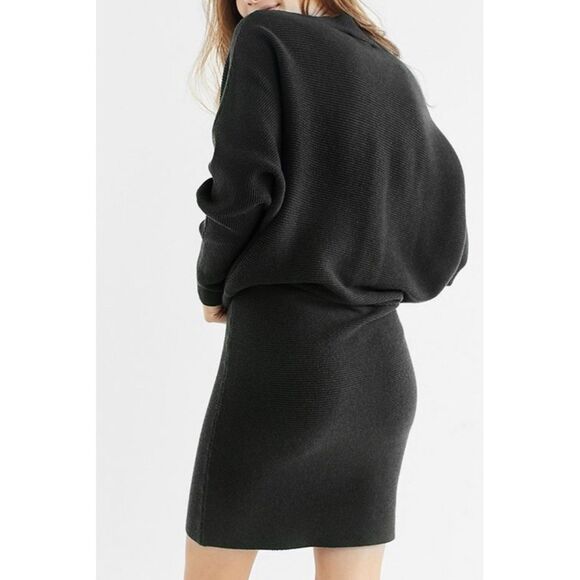Just Female size M Sweater Dress, Dolman Style sleeves Mini Long Sleeve Skirt - Picture 2 of 7